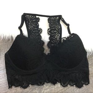 Victoria Secret Pink Lace Racerback Small Bra